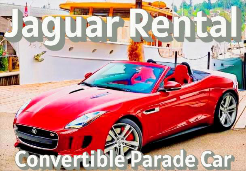 Jaguar Convertible (seasonal) and Tractor Wagon set up is available year round for Chicago Entertainment Rental, Chicago Event Rental, Chicago Party Rental, and can be used for promotional needs like Chicago Parades!  Corporate Events, Municipal Events!
